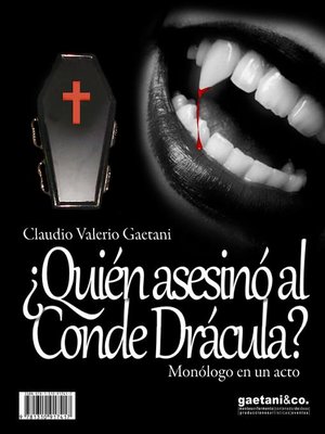 cover image of ¿Quien asesinó al Conde Drácula?